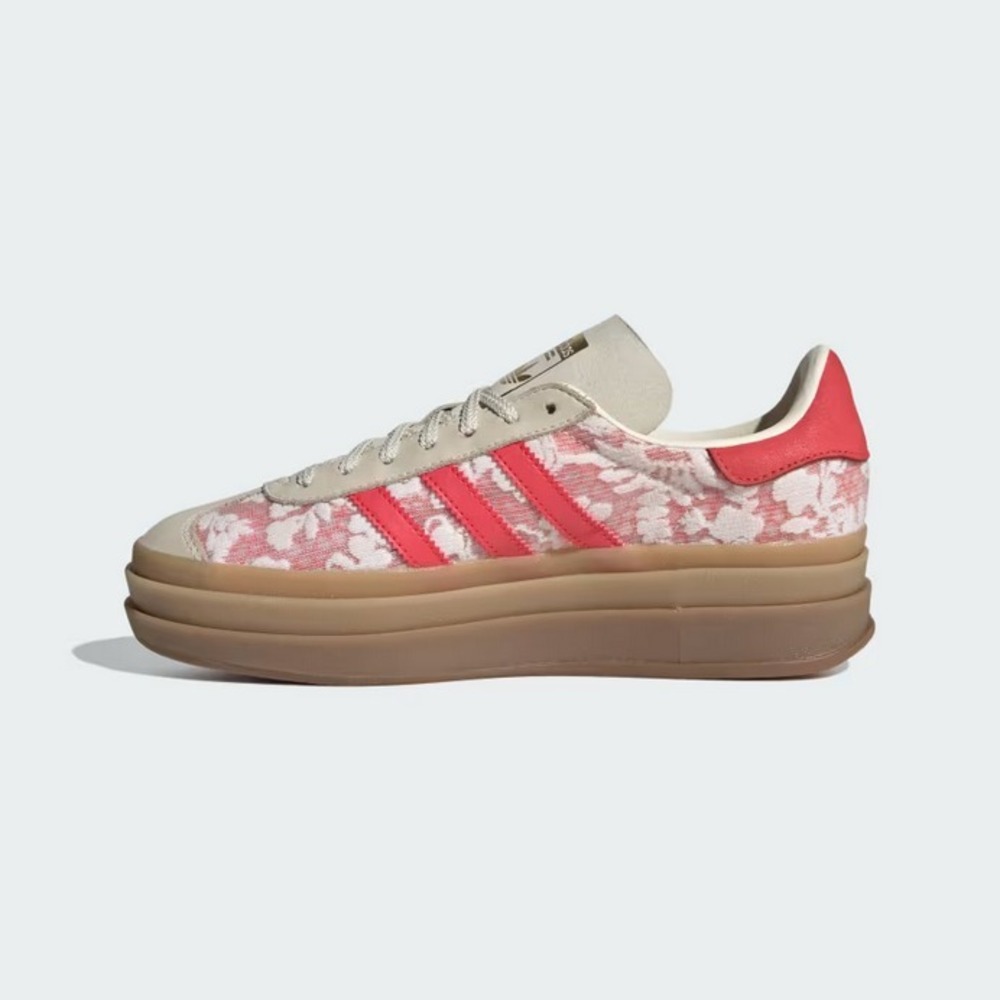 Adidas Gazelle Bold W Liberty London Better Scarlet Women's Size 6 JR8885 NEW - Picture 2 of 7